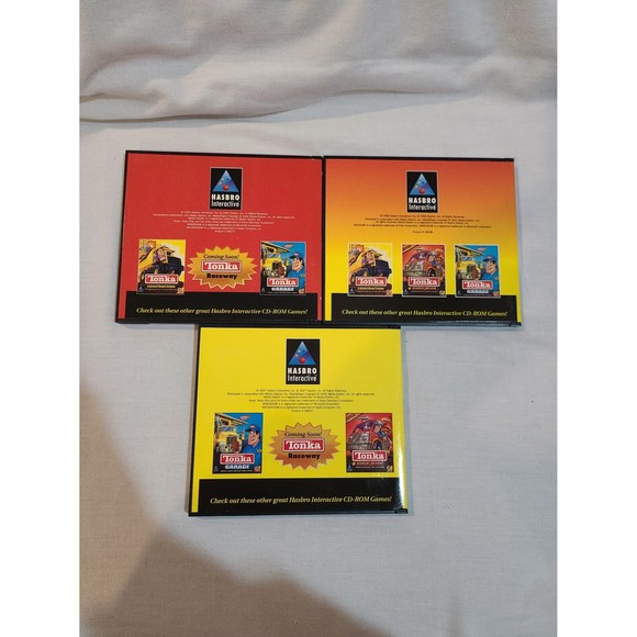 TONKA Trucks Dig'n Rigs PC Game 1999 Steering Wheel Keyboard Control w 3 CDs - Picture 9 of 10